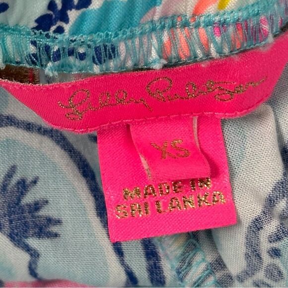 Lilly Pulitzer Katia Shorts Once Upon A Tide Coastal Print 5” Shorts Size XS - Picture 4 of 8